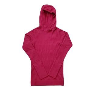 Lululemon Run Swiftly Tech Womens 6 Long Sleeve Hoodie Shirt Top Pink Thumb Hole
